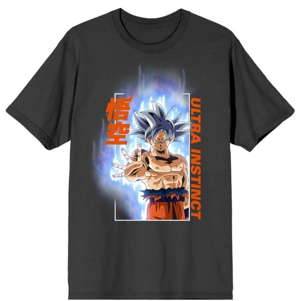 Dragon Ball Super Ultra Instinct Goku Graphic T-Shirt - Grey XXL NWT